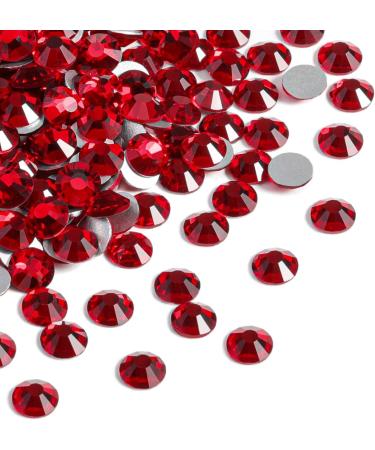 Beadsland 1440 Flat Back Rhinestones - Dark Red SS20 Nail Crystals for Stunning Nail Art - 4.6-4.8mm - Buy Online on SooperMarket.com