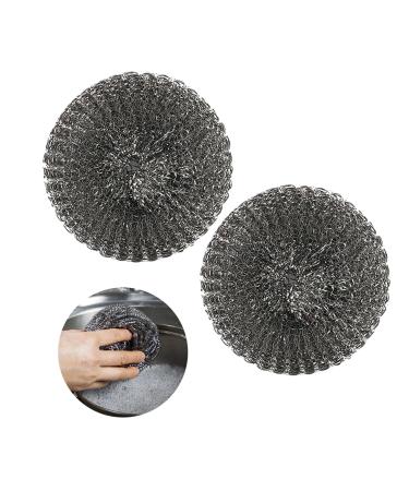 2Pcs Kettle Descaler Ball Stainless Steel Doughnut Kettle Descaler for Kettle Tablets Remove Limescale Premium Limescale Remover Kettle Descalers Wire Ball Durable Long Life