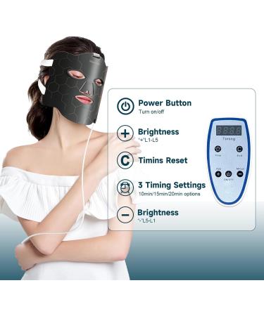 Sthmolepy Red Light for Face Near Infrared LED Light Dual Power Drive Red Light Lamp at Home Gray Gold - Buy Online on SooperMarket.com