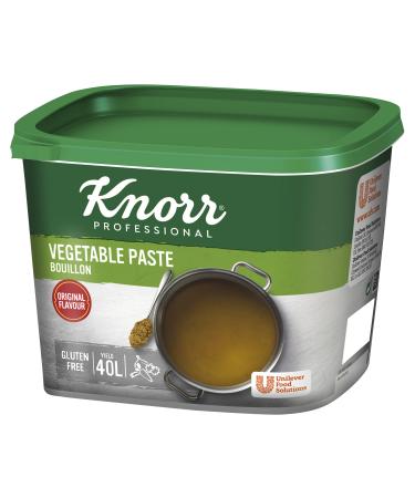 Knorr Gluten Free Vegetable Paste Bouillon 1kg Vegetable 1.00 kg (Pack of 1)