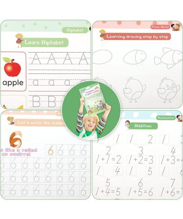 Magic Ink CopyBooks for Kids - Reusable Handwriting Workbooks | 13-Piece Set for Preschools - Improve Writing Skills - Buy Online on SooperMarket.com
