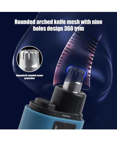 Portable Rechargeable Nose Hair Trimmer for Men - Safe Painless & Electric with Dust Cover | Type-C 6000RPM - Buy Online on SooperMarket.com