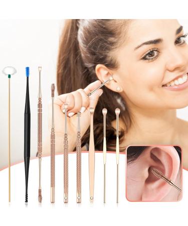 Stainless Steel Ear Wax Removal Tool Set - Innovative Ear Cleaning Kit - Buy Online on SooperMarket.com