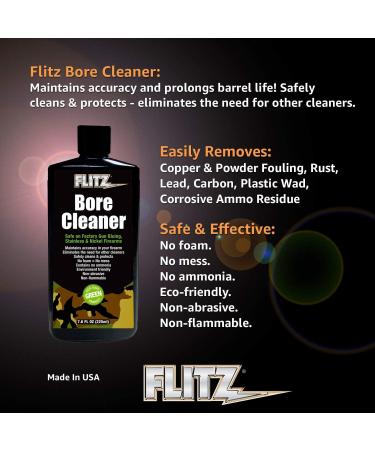 Flitz GB 04985 Gun Bore Cleaner 7.6 oz. Bottle - Black | Single Pack - Buy Online on SooperMarket.com