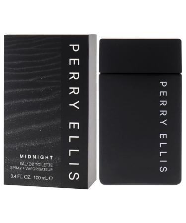 Perry Ellis Midnight for Men - 3.4 oz EDT Spray 3.4 Fl Oz (Pack of 1) - Buy Online on SooperMarket.com