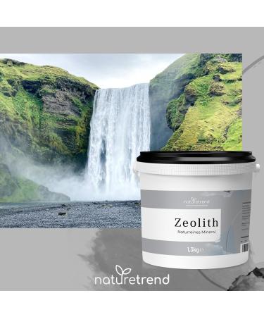 Buy NatureTrend Zeolite Powder 1.3kg - Premium Quality Natural Clean 94% Purity Extra Finely Ground Volcanic Stone - International Shipping Available - Buy Online on SooperMarket.com