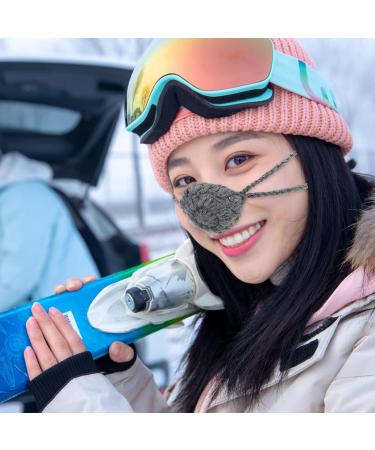 ARTIBETTER Nose Warmer - Gray - Keep Your Nose Warm in Cold Weather - For Outdoor Activities and Winter Sports - Buy Online on SooperMarket.com