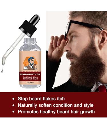 Natural Beard Oil for Men | Mustache & Hair Growth | 30ml Higyee Moisturizing Beard Oil - Buy Online on SooperMarket.com