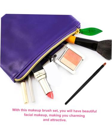 PLAFOPE 10pcs Nose Shadow Brush Cosmetics Brush Cosmetics Eye Brush Makeup Eyeshadow Black Artificial Fiber - Buy Online on SooperMarket.com