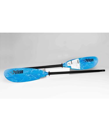 Poseidon Paddle 89 in - Lightweight Adjustable Kayak Paddle - Aluminum Shaft & Fiberglass Blades - Blue 2020 Model - Buy Online on SooperMarket.com