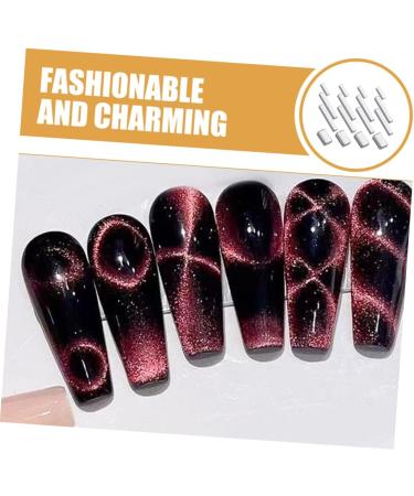 FOYTOKI 4 Sets Magnetic Nail Polish Kit Cat Eye Nail Magnets Magnet for Nails Polish Cat Eye Nail Magnet for Nails Manicure Magnetic Tool Cat Eye Magnets Cat Eye Gel Nail Polish Magnet - Buy Online on SooperMarket.com