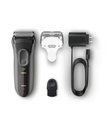 Braun Electric Razor for Men - Rechargeable Foil Shaver 3000s - Black 4-Piece Set - Buy Online on SooperMarket.com