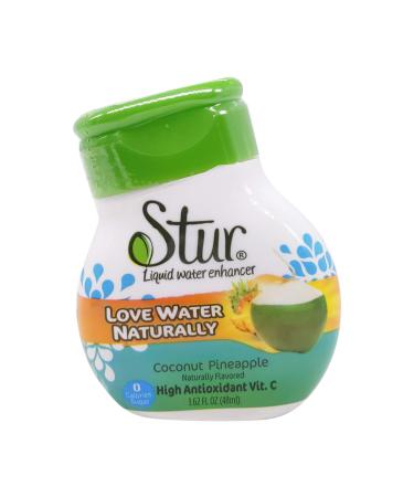 STUR Coconut Water Pineapple Drink Mix, 1.62 OZ