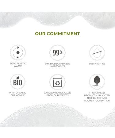 Yves Rocher Gentle Shampoo Bar - Chamomile for All Hair Types | 60g - Eco-Friendly Hair Care - Buy Online on SooperMarket.com
