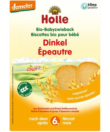 Holle Organic Baby Zwieback Spelt (2 x 200 gr) 200 g (pack of 2)