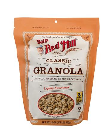 Bob's Red Mill Natural Whole Grain Granola, 12-ounce (Pack of 3) 12 Ounce (Pack of 3)