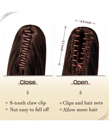 Sofeiyan 13 Long Curly Ponytail Extension - Natural Black | Clip-in Synthetic Hairpiece for Women - Buy Online on SooperMarket.com