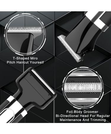 Buy SURKER Electric Body Trimmer & Back Shaver for Men - Cordless Groomer with Adjustable Handle & Waterproof Design - Buy Online on SooperMarket.com