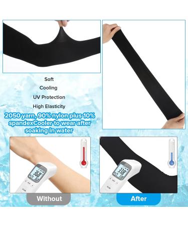 Ouligay 4 Pairs Armchair Compression Arm Sleeves - UV Protection & Cool Arm Warmers for Men & Women | Perfect for Basketball Volleyball Golf & Running - UPPF 50 - Buy Online on SooperMarket.com