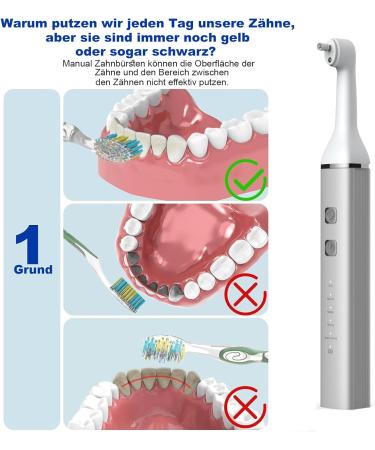 Tooth Whitening Light Set - Professional Bleaching Kit with 3 Toothpastes Rechargeable USB-C 6 Heads & 5 Modes for Polished Bright Teeth - Buy Online on SooperMarket.com
