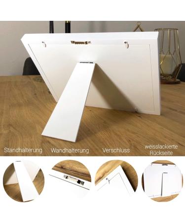 Keroos Plasterprint Baby Hand & Foot Set with Letter Stencils | Premium Wooden Frame | Safe Plexiglass | Ideal for Pets | Shop Internationally - Buy Online on SooperMarket.com