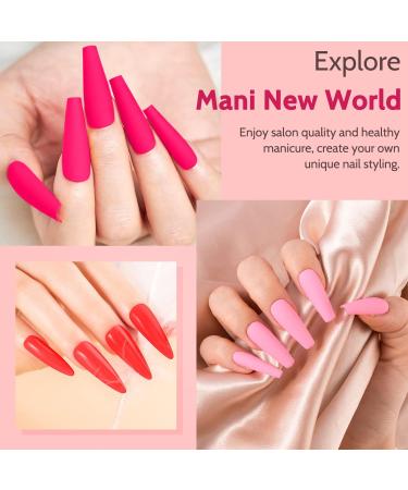 Lavender Violets 48-Piece Gel Polish Set with 54W Nail Lamp - Autumn Colours Starter Kit | Includes Nail Art Brush, Base Coat, Matte Top Coat, and No Wipe Top Coat | Q975 Q973 - Buy Online on SooperMarket.com
