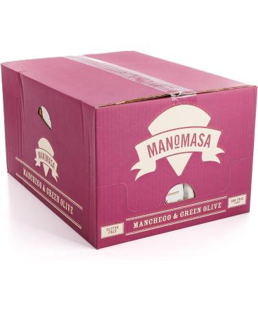 Manomasa Manchego & Green Olive 12 x 140g Manchego and Green Olive - Buy Online on SooperMarket.com