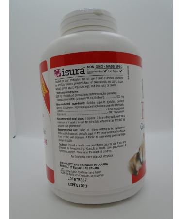 Natural Factors - Glucosamine Sulfate 500mg Sodium Free Flexable - 500 Capsules - Buy Online on SooperMarket.com