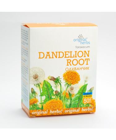 Dandelion Root TARAXACUM| Original Herbs Herbal Tea Wild Crafted Herbs Tea 50g - Buy Online on SooperMarket.com