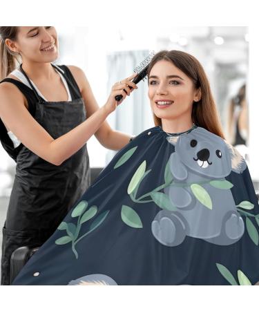 Kigai Cute Koalas Barber Cape - Professional Waterproof Hair Cutting Cape with Adjustable Snap Closure for Men & Women - Buy Online on SooperMarket.com