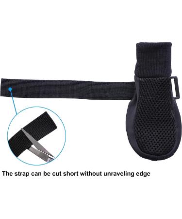 Hipaw Breathable Dog Boots Large - Nonslip Paw Protector for Hardwood Floors | Black | 2.55 insole width - Buy Online on SooperMarket.com