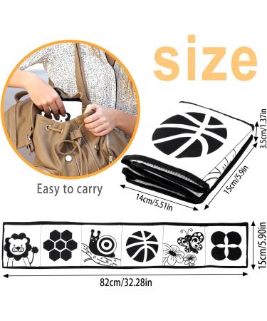 Shop Black & White Fabric Baby Books | Soft Contrast Learning Toys for 0+ Months - Buy Online on SooperMarket.com