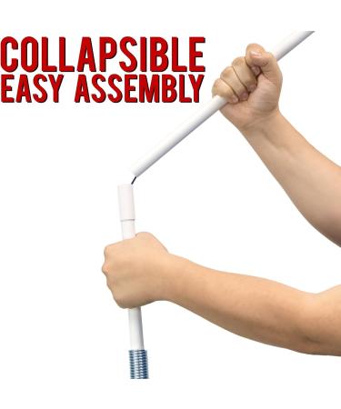 Soccer Corner Flags - 4 Pack with Collapsible Spring Loaded Steel Base & Carrying Bag - Buy Online on SooperMarket.com