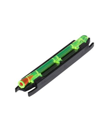 HIVIZ M300 Narrow Magnetic Fiber Optic Front Shotgun Sight Black, One Size