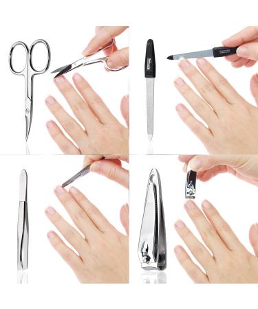 Marqus Nail Set for Men & Women - 5-Piece Manicure Set from Solingen | Travel Friendly & Stylish Nail Care Essentials - Buy Online on SooperMarket.com
