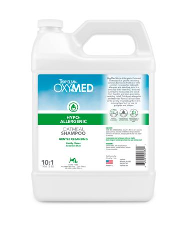 TropiClean Oxymed Medicated 1 Gallon Solutions for Cats & Dogs Hypoallergenic Shampoo