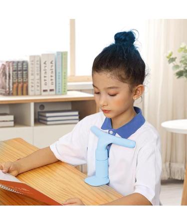 Writing Desk Posture Corrector - T-Shaped Design Students Vision Protection - Enhanced Learning Sitting Posture Corrector for Children Blue - Buy Online on SooperMarket.com