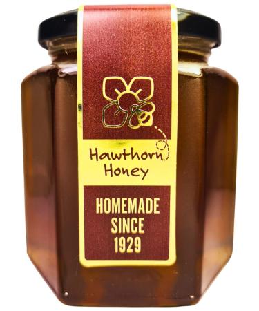 Pure Hawthorn Honey - 500g | Raw & Natural | Ethically Harvested | Boosts Vitality and Immunity | Sustainable Packaging