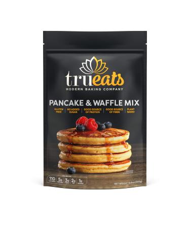 TruEats Pancake & Waffle Mix: Diabetic Friendly, Protein & Fiber Rich, Low Glycemic & Gluten Free, No Sugar Added, Vegan, Dairy Free, Plant Based, Sweetened with Monk Fruit Sweetener