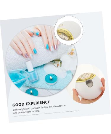 ibasenice 1 Set Electric Manicure Automatic Fingernail Electric Nail Drill Electric Fingernail Clippers Cuticle Nail Art Tool Electric Nail Clippers White Baby Pedicure Abs 8x8cm White - Buy Online on SooperMarket.com