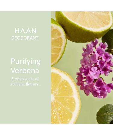HAAN Natural Deodorant for Women & Men - 24 Hour Odor Protection | Vegan Aluminium-Free Paraben-Free | Includes Refill Purifying Verbena - Buy Online on SooperMarket.com