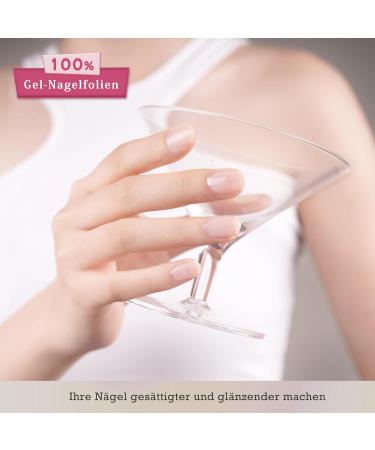 Danni & Toni Half Hardened Gel Nail Films - Transparent Glossy Monochrome Nail Stickers (28 Pack) - Crystal Clear Nail Design Wraps - Buy Online on SooperMarket.com