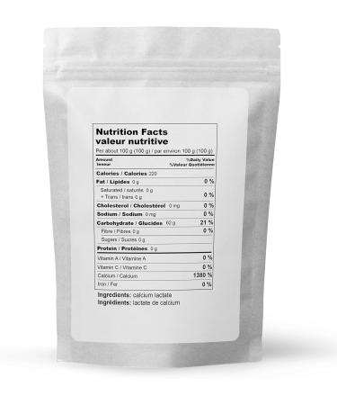 Calcium Lactate (100g) by Elo's Premium| 100% Food Grade Calcium Lactate - Buy Online on SooperMarket.com
