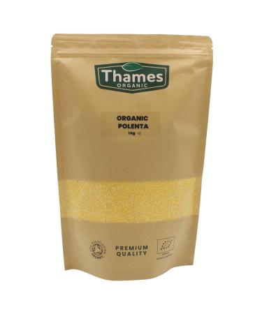 Organic Coarse Cornmeal (Polenta) 1kg 1000.00 kg (Pack of 1)