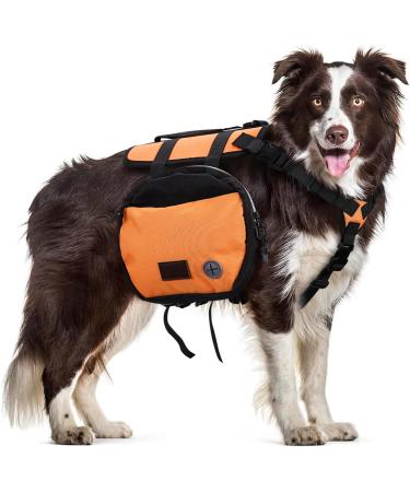 Ownpets Dog Backpack Saddlebag with Adjustable Strap Waterproof and Lightweight Dog Saddle Bag Harness Dog Pack Hound for Camping Traveling and Hiking M size - Buy Online on SooperMarket.com