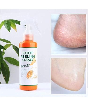 Foot Peeling Spray with Orange Oil Exfoliate Dead Skin & Calluses Fast | Hydrating & Nourishing Formula - Buy Online on SooperMarket.com