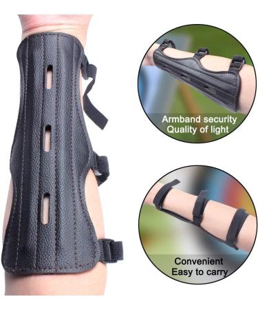 Adjustable Leather Archery Arm Guard for Bow Protection - Buy Online on SooperMarket.com