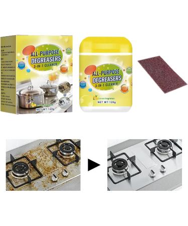Protective Kitchen Cleaner Kitchen Powder Foam Degreaser Kitchen Oil Stains Grease Cleaning Powder for Heavy Oil Stain and Grease Removal Puchen - Buy Online on SooperMarket.com
