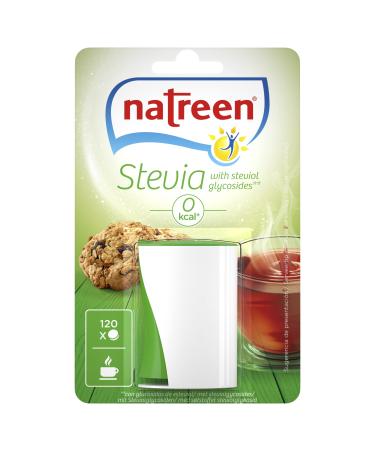 natreen Sweetener Stevia Mini Dispenser 120 pieces Stevia 120 pieces (1 pack)