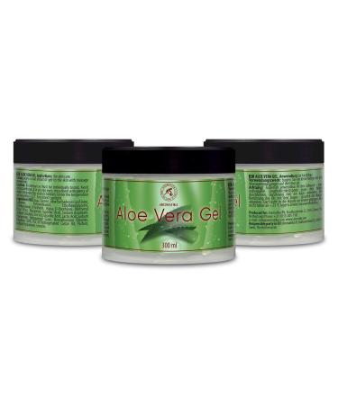 Aloe Vera Gel 300ml - Moisturizer for Face Hair & Body - Soothing Cooling Gel for All Skin Types - Perfect for Dry Skin & Shaving - Buy Online on SooperMarket.com
